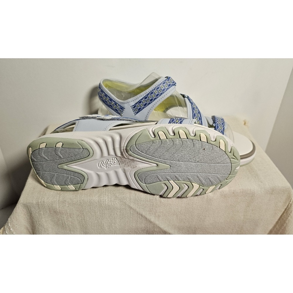 Ryka Women's Blue Design Comfort Loop Straps Sandles 8.5W - Picture 5 of 5